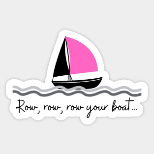 Row your boat Sticker